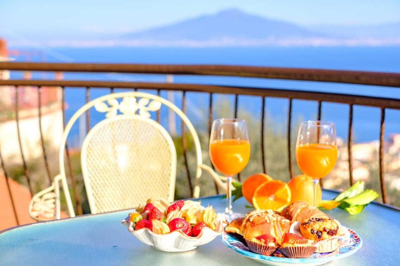 Villa Caruso Private Heated Pool & Sea View Sorrento Eksteriør billede