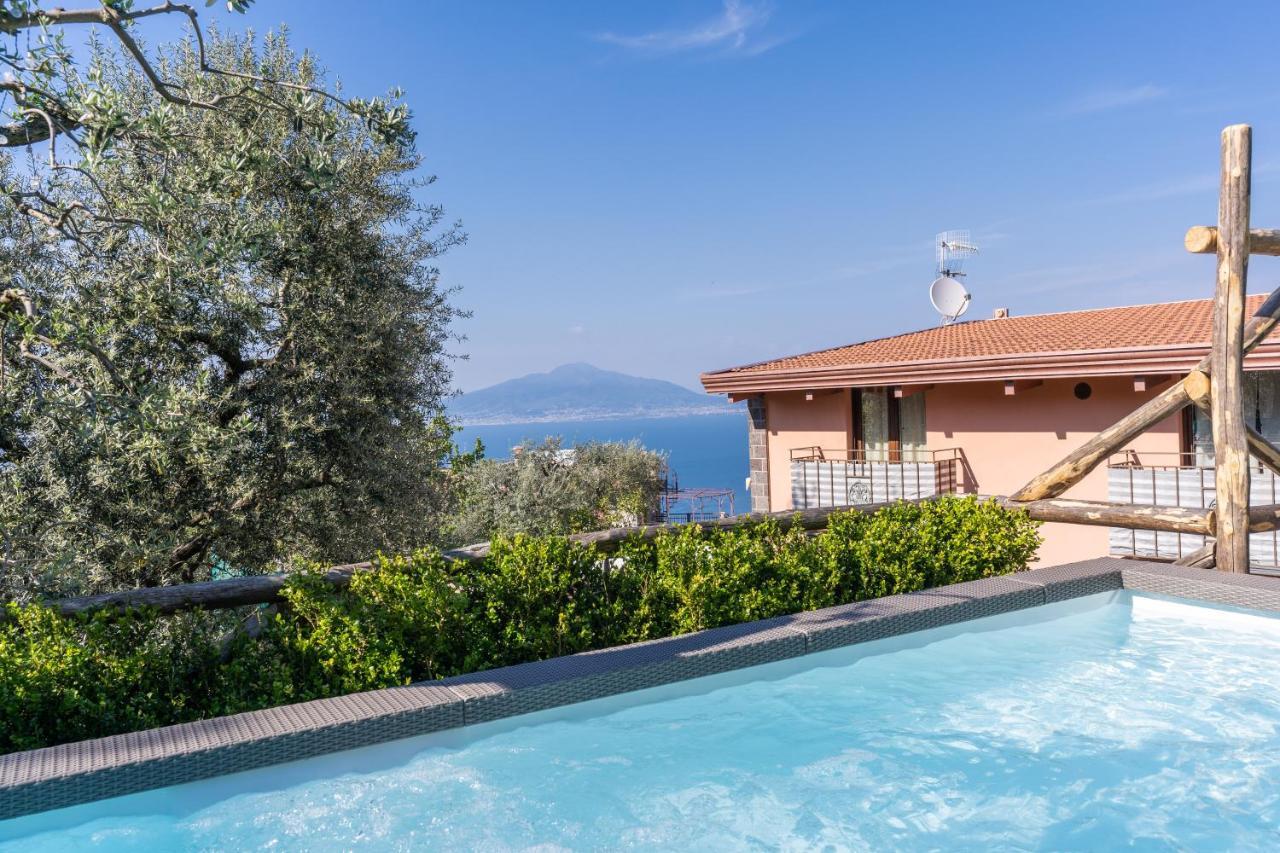 Villa Caruso Private Heated Pool & Sea View Sorrento Eksteriør billede
